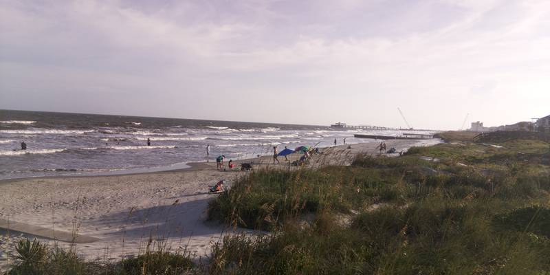6th Avenue beachfront, Folly Beach, SC