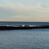 Siuslaw River mouth at North Jetty Beach