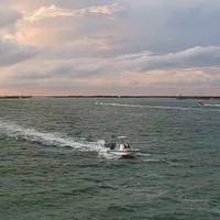 UTMSI Pier, Port Aransas, TX - Harbor (west) view